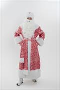 Костюм "Дед Мороз Новгородский парча красный"