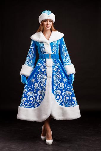 Костюм "Снегурочка Боярская бархат"