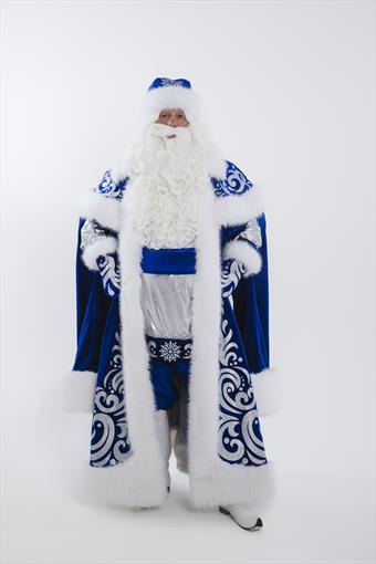 Костюм "Дед Мороз Хабаровский синий"