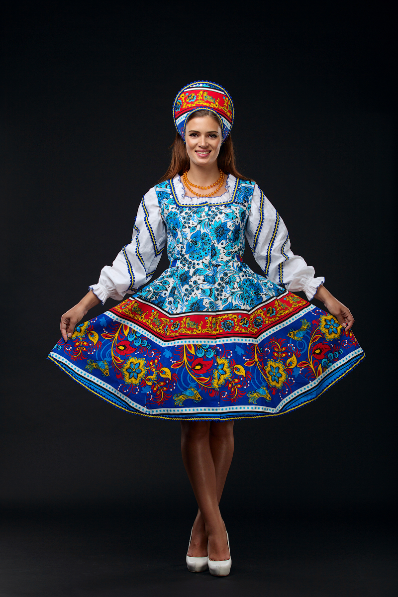 Купить Женские Народные Костюмы В Москве